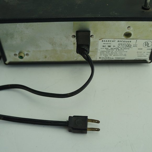 Vintage Bearcat Electra Model BC IV 4 H 8 Channel Radio Receiver Scanner - Picture 3 of 7